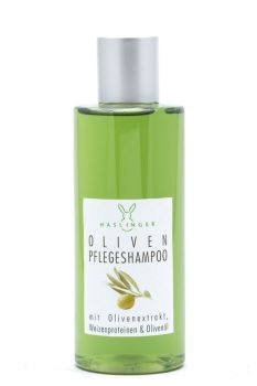 Pflegeshampoo mit Olivenextrakt - Haslinger Naturkosmetik.