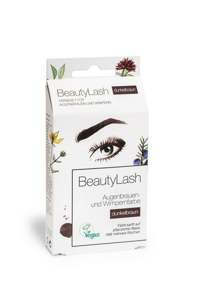 Wimpern- und Augenbrauen Färbe-Set dunkelbraun - Beauty Lash